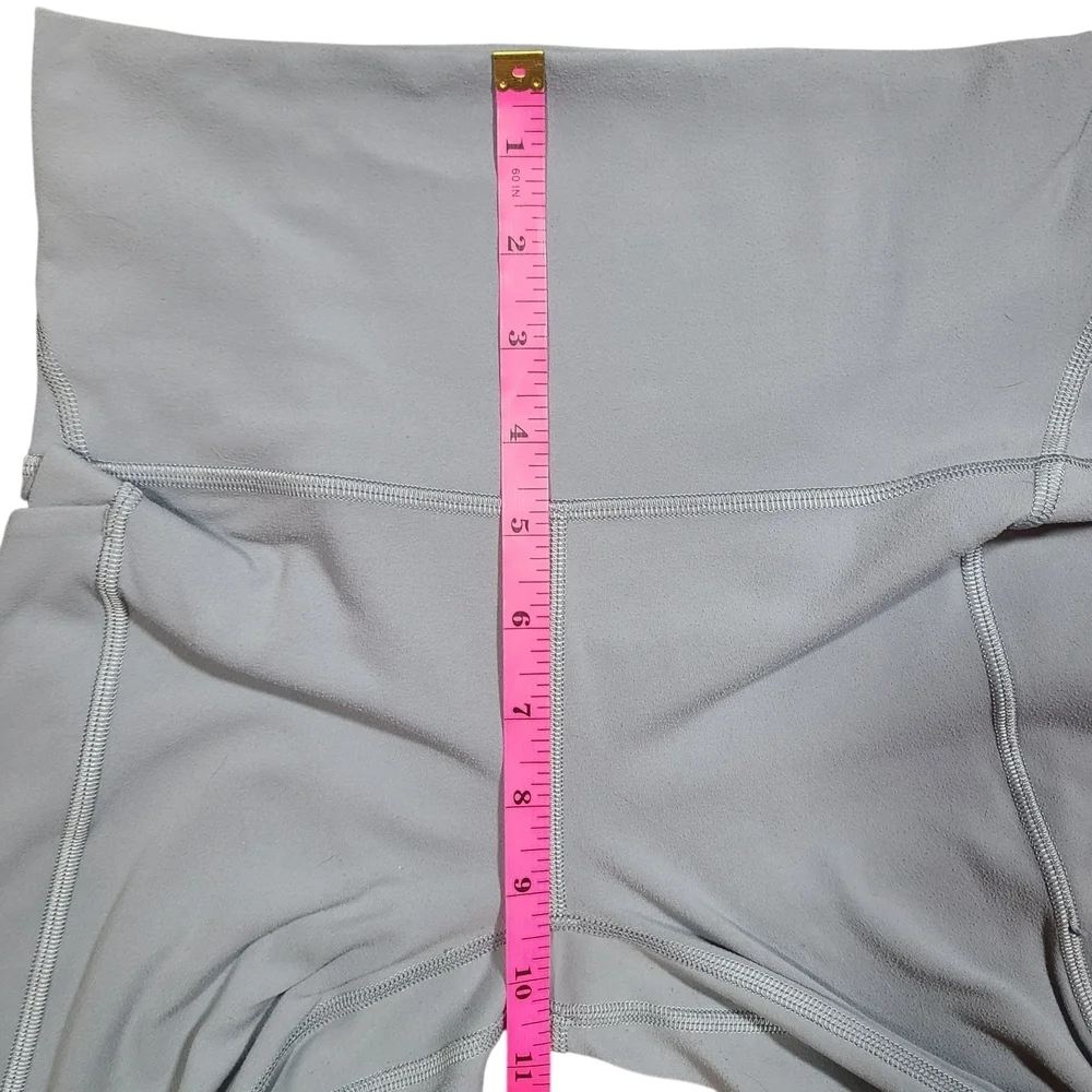 Lululemon Gray High Rise Yoga Leggings Size 4 Soft Stretch Activewear